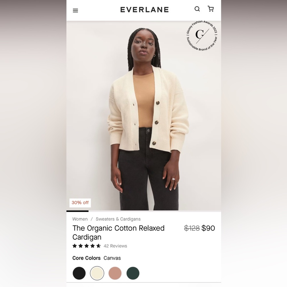 Everlane cardigan